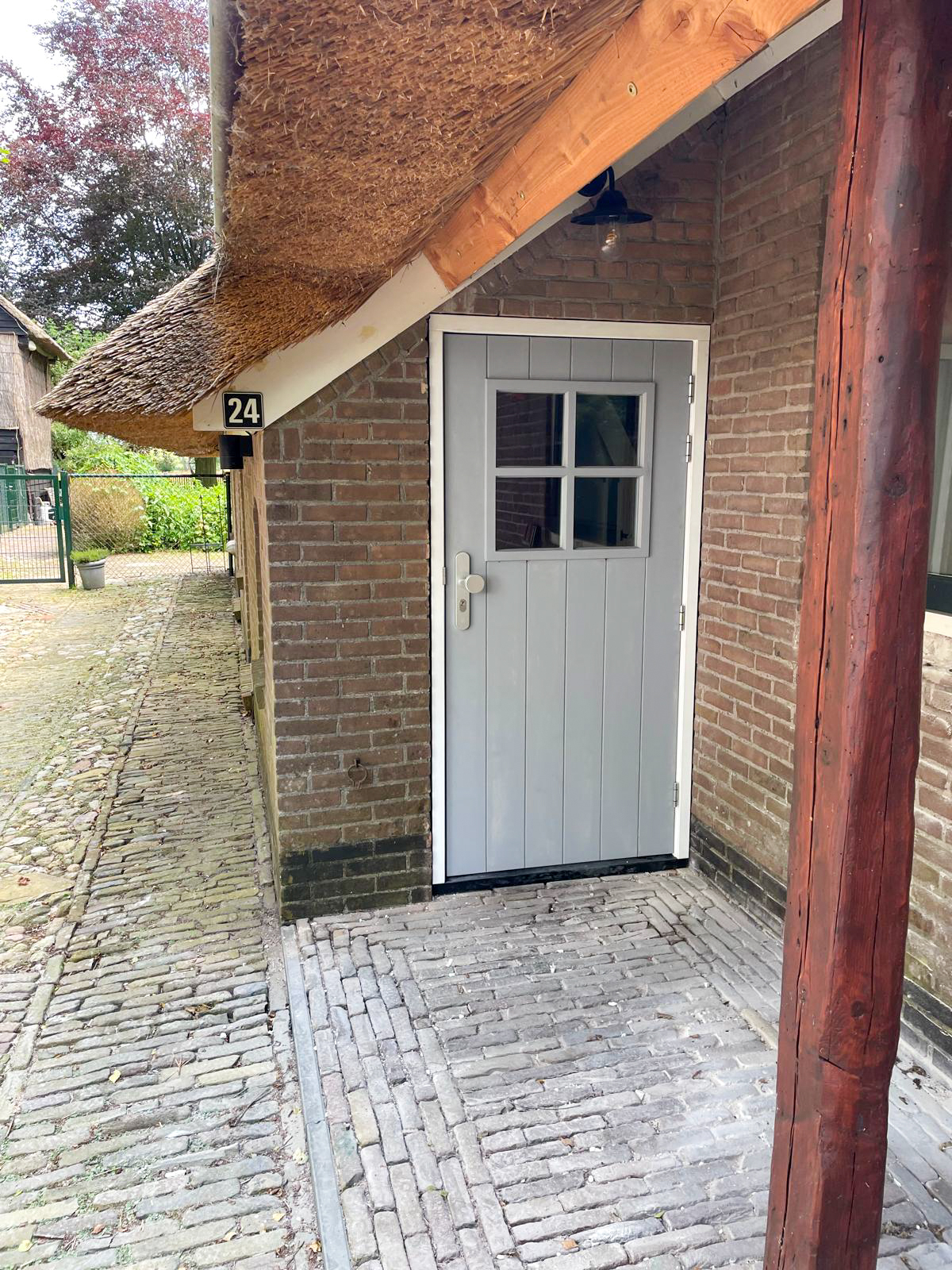 Klassiek houten schuifraam